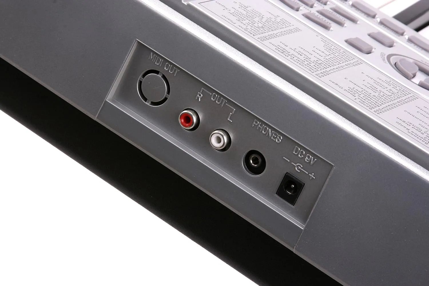RockJam RJ661 full-size 61-key keyboard piano inputs