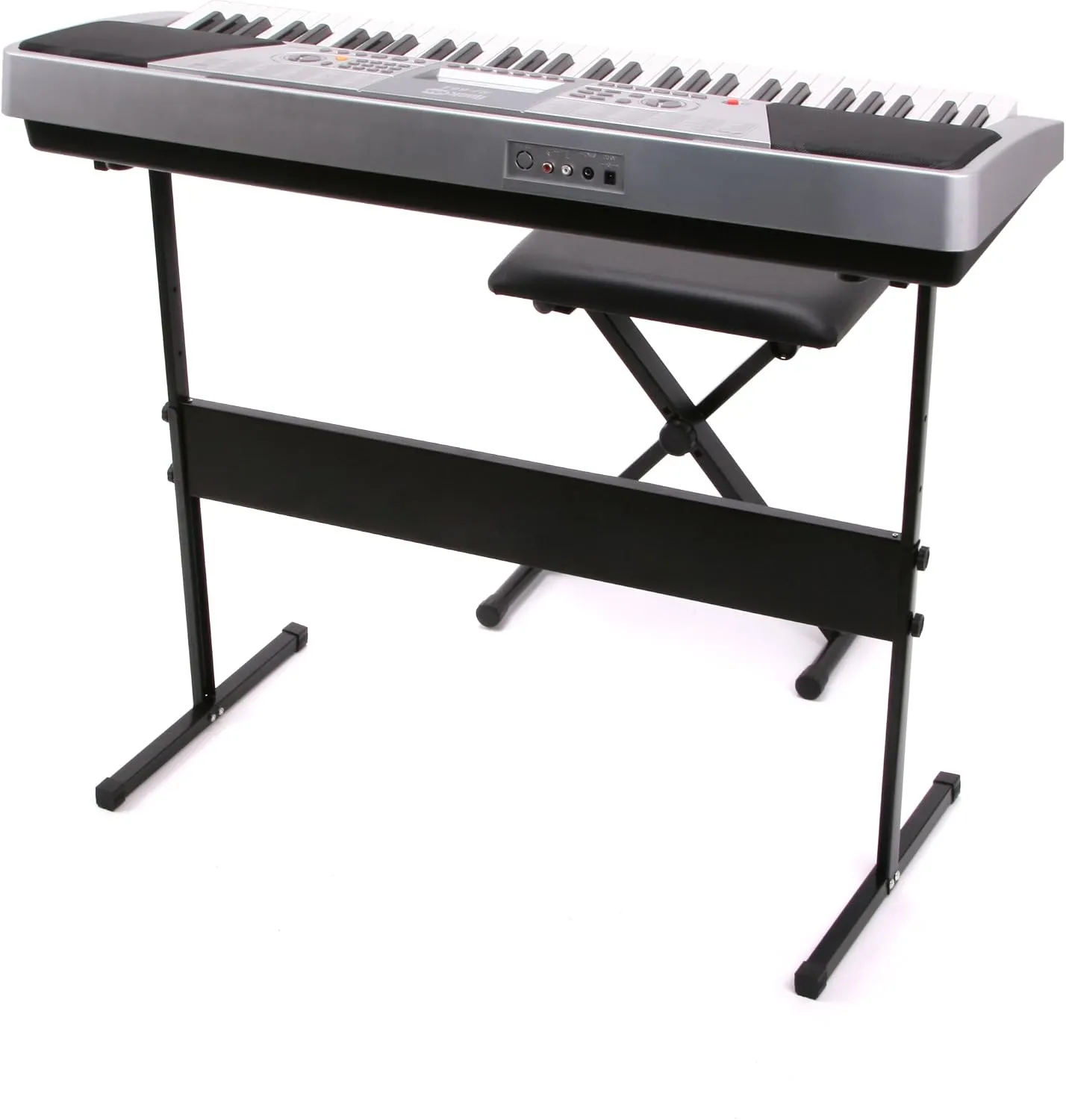RockJam RJ661 61-key electronic keyboard back view